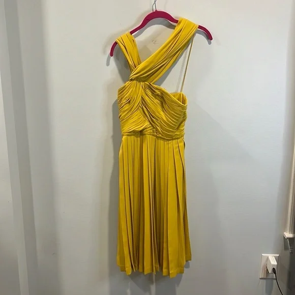 3.1 Phillip Lim citron Grecian pleated Dress 0 - Picture 7 of 7